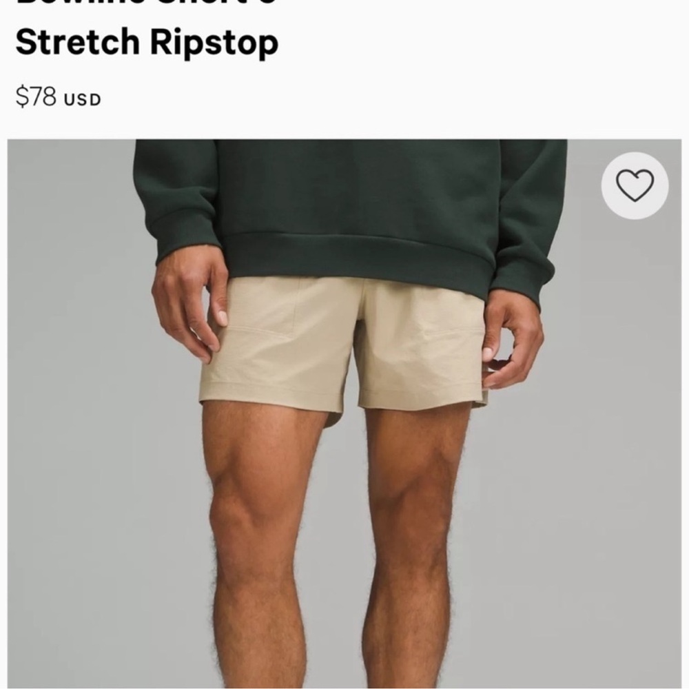 lululemon athletica Beige Men Shorts